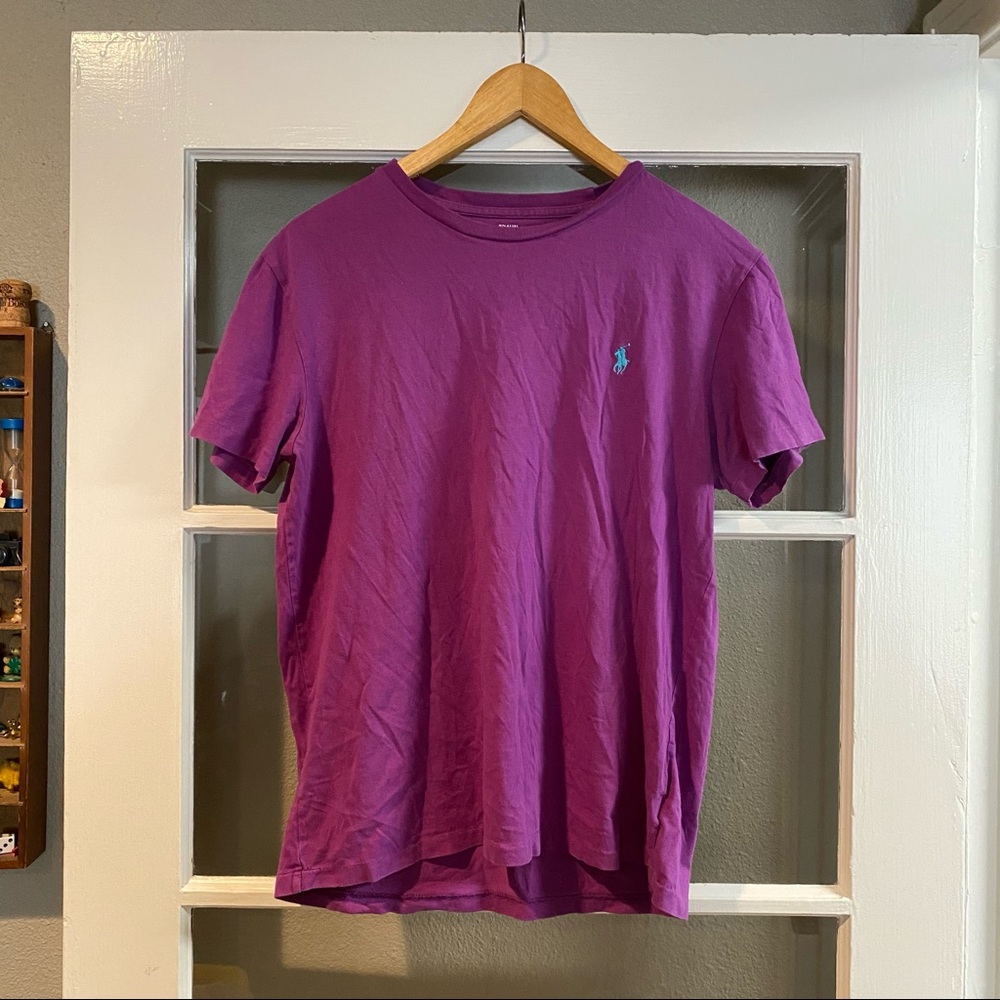 Polo Ralph Lauren Fushia Tshirt, Men’s Small